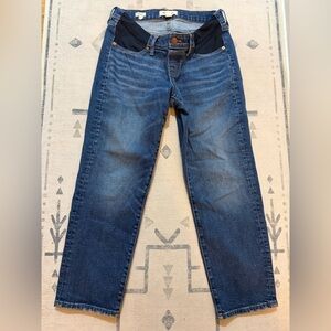 Madewell Maternity Classic Straight Jeans Size 28